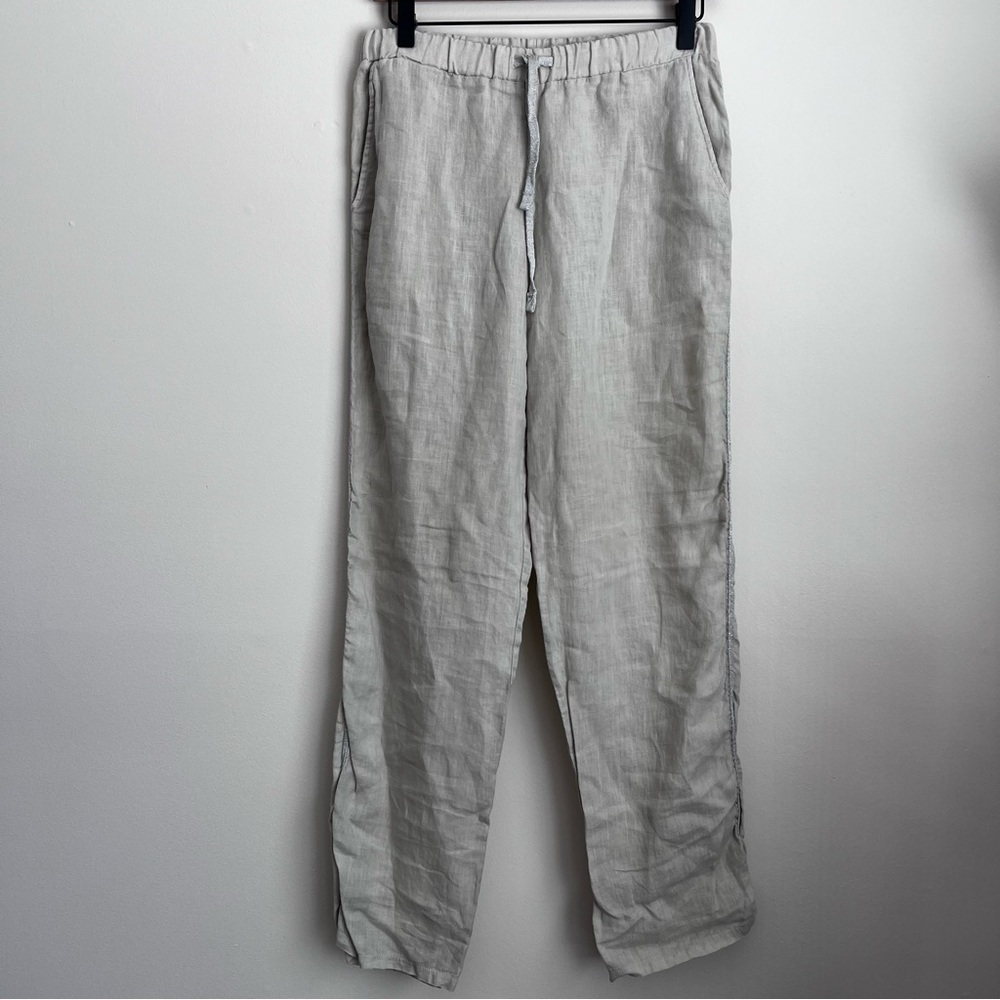 Rossopuro Pants Linen Elastic waist S